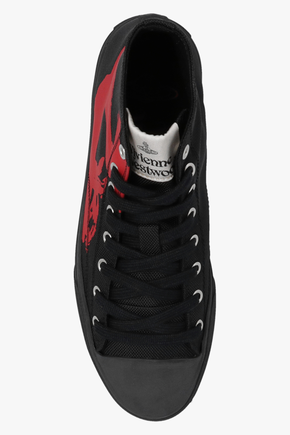 【Vivienne Westwood】 キャッチストンパースニーカー ブラック Vivienne Westwood sneakers for Men | SSENSE